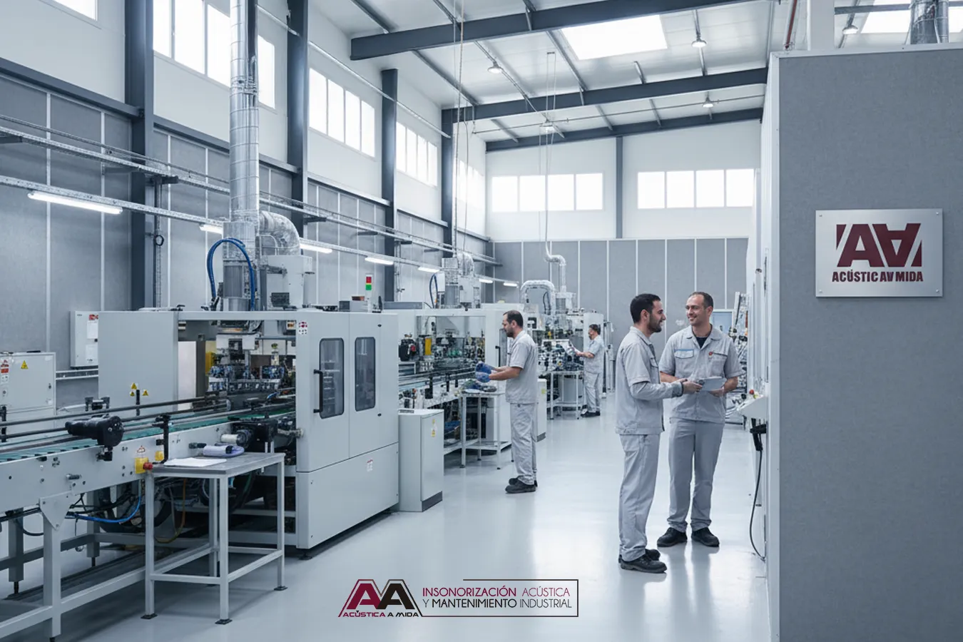 Insonorización acústica industrial y rendimiento laboral